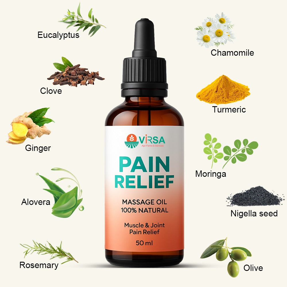 Pain Relief Oil | For Joints & Muscles