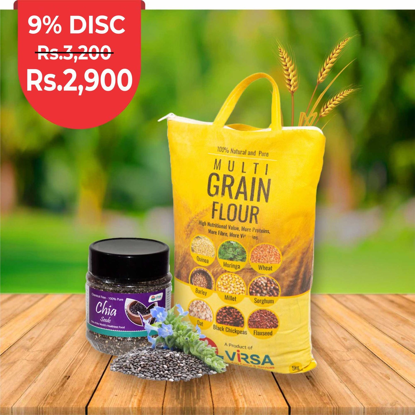 Multigrain 5kg - Chia Seeds bundle