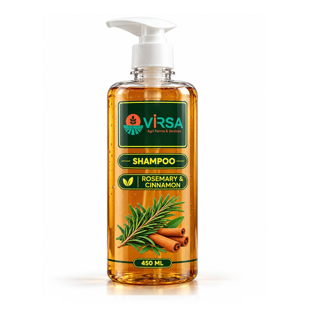 Rosemary & Cinnamon Shampoo (450ml) - Virsa