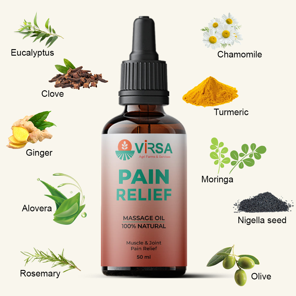 Pain Relief Oil | For Joints & Muscles
