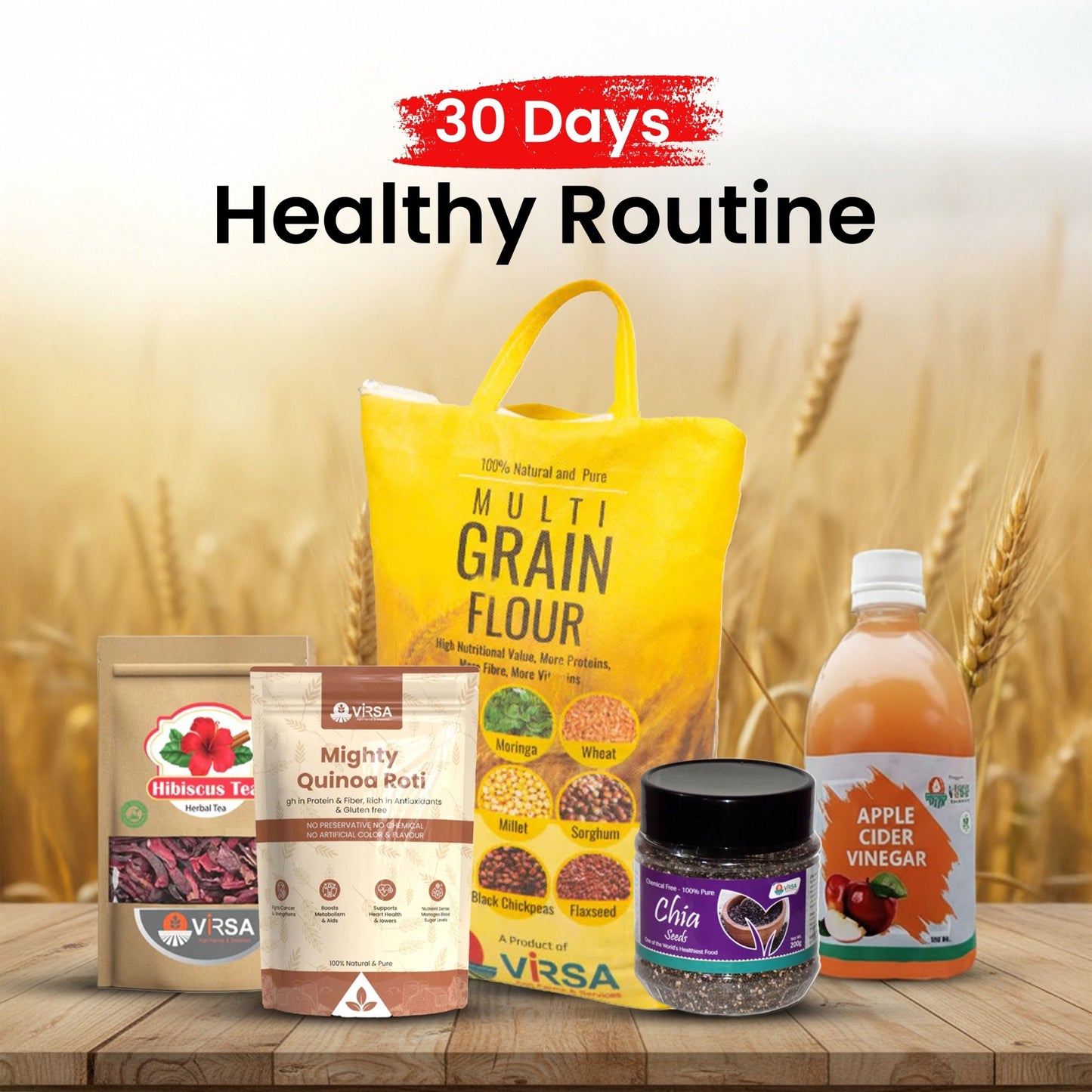 30 Days Healthy Routine Combo - Virsa