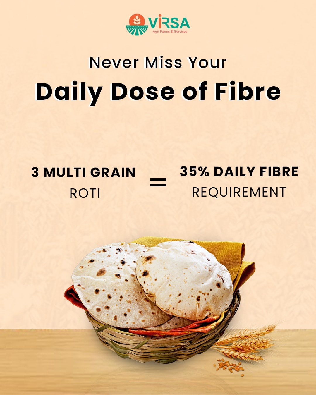 Virsa Multigrain Flour -5kg