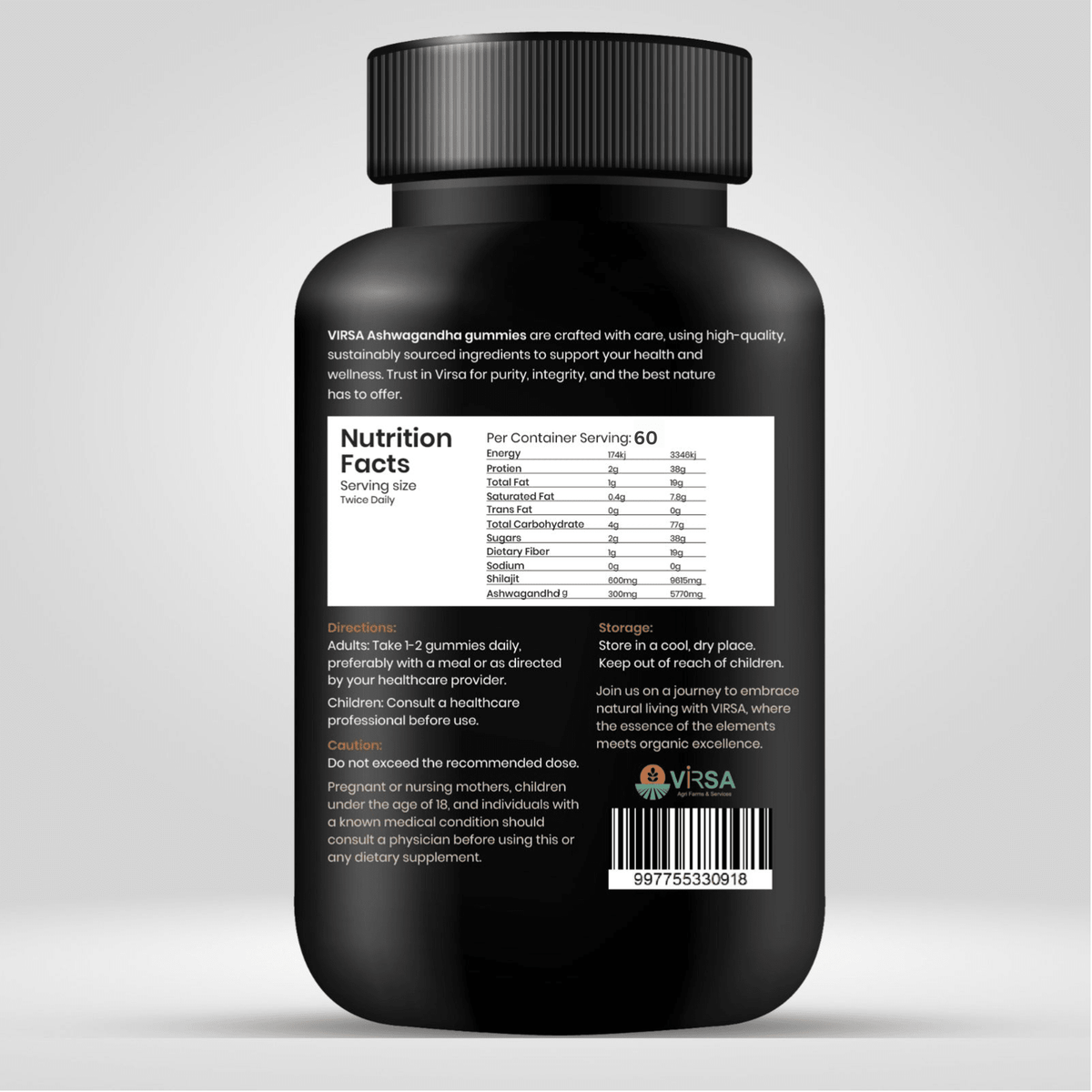 Ashwagandha Gummies - Virsa
