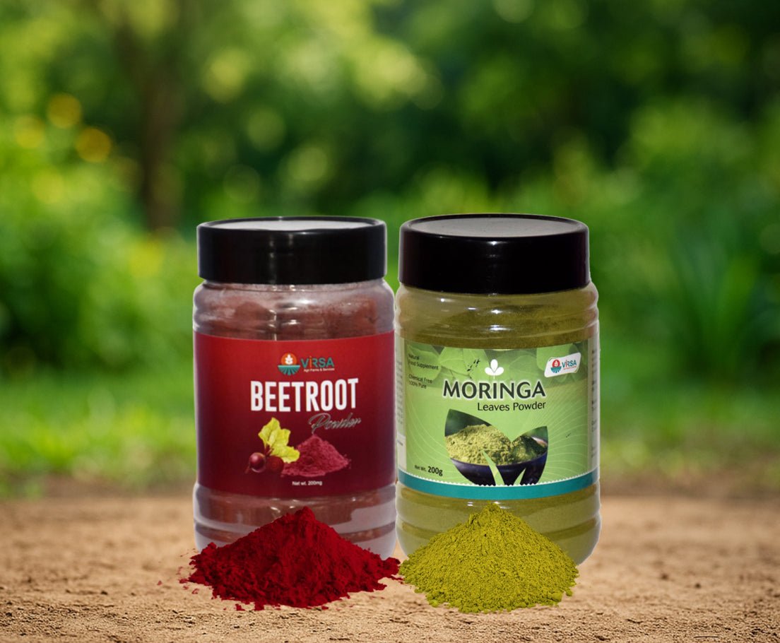 Beet Root - Moringa Powder bundle - Virsa