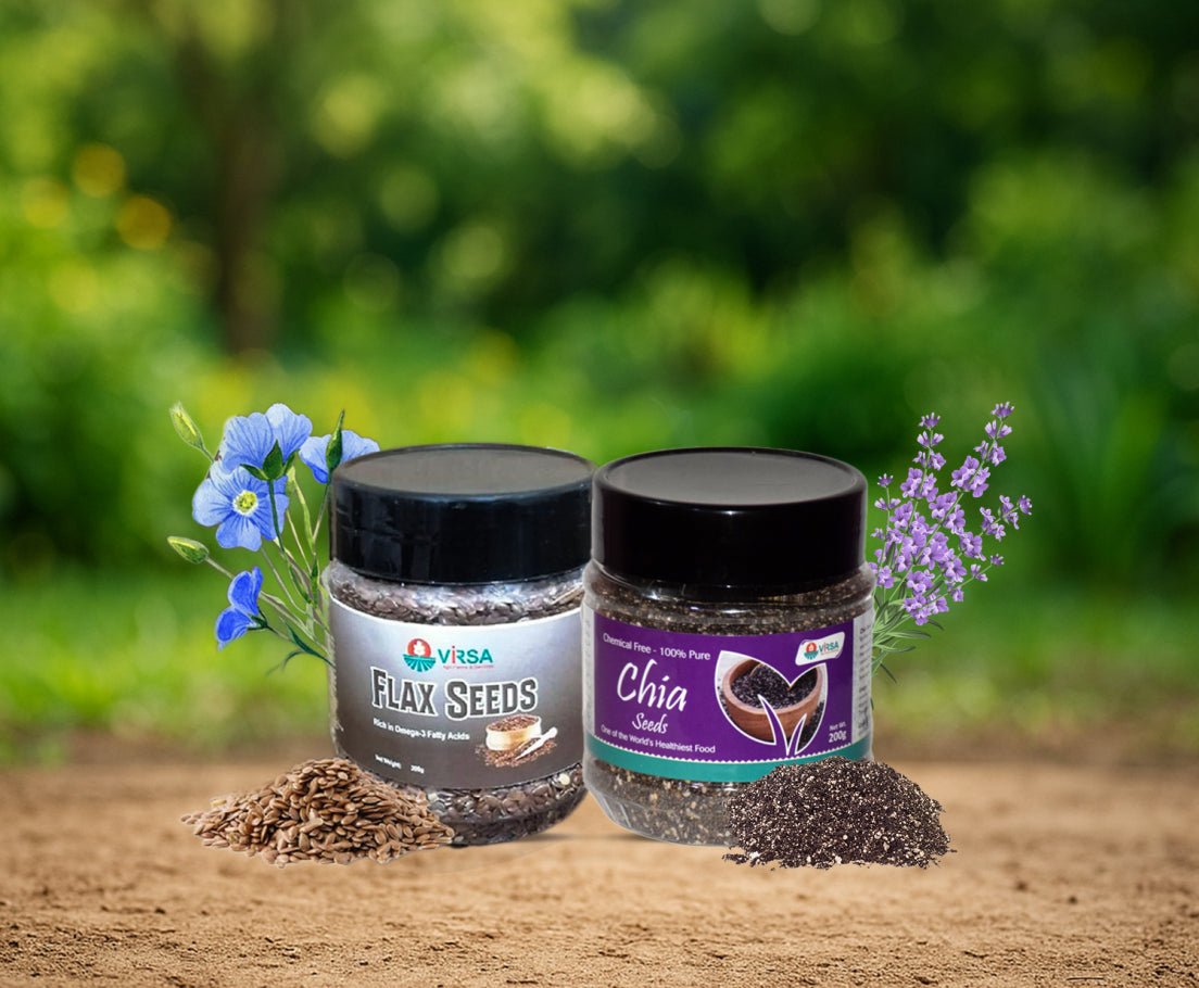 Chia Seed - Flax Seed Bundle - Virsa