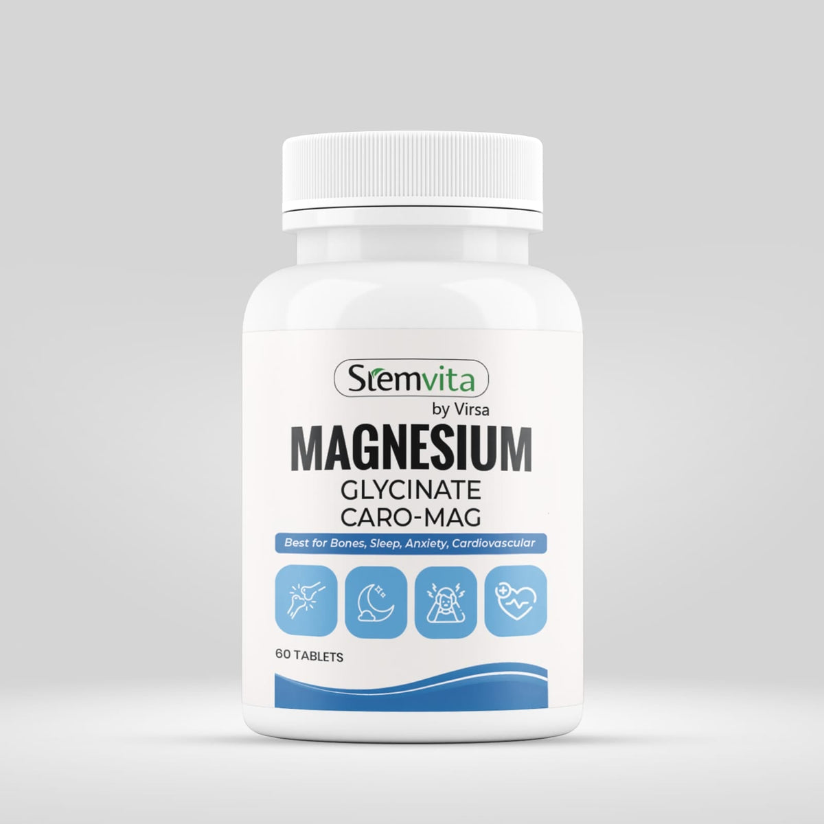 Magnesium Glycinate for Muscle Recovery & Better Sleep - Virsa