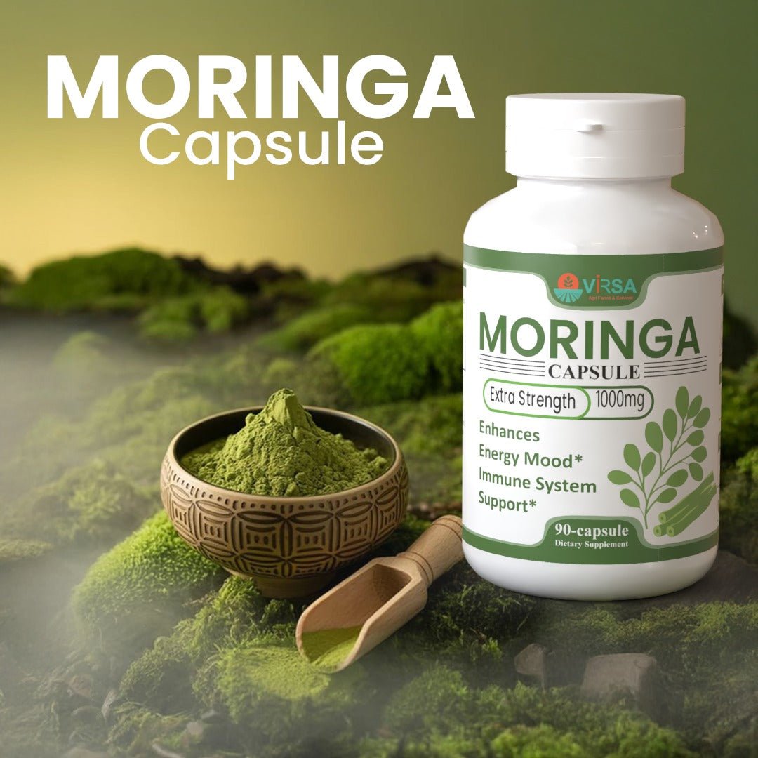 Moringa Capsules (90 capsules x 1g) - Virsa