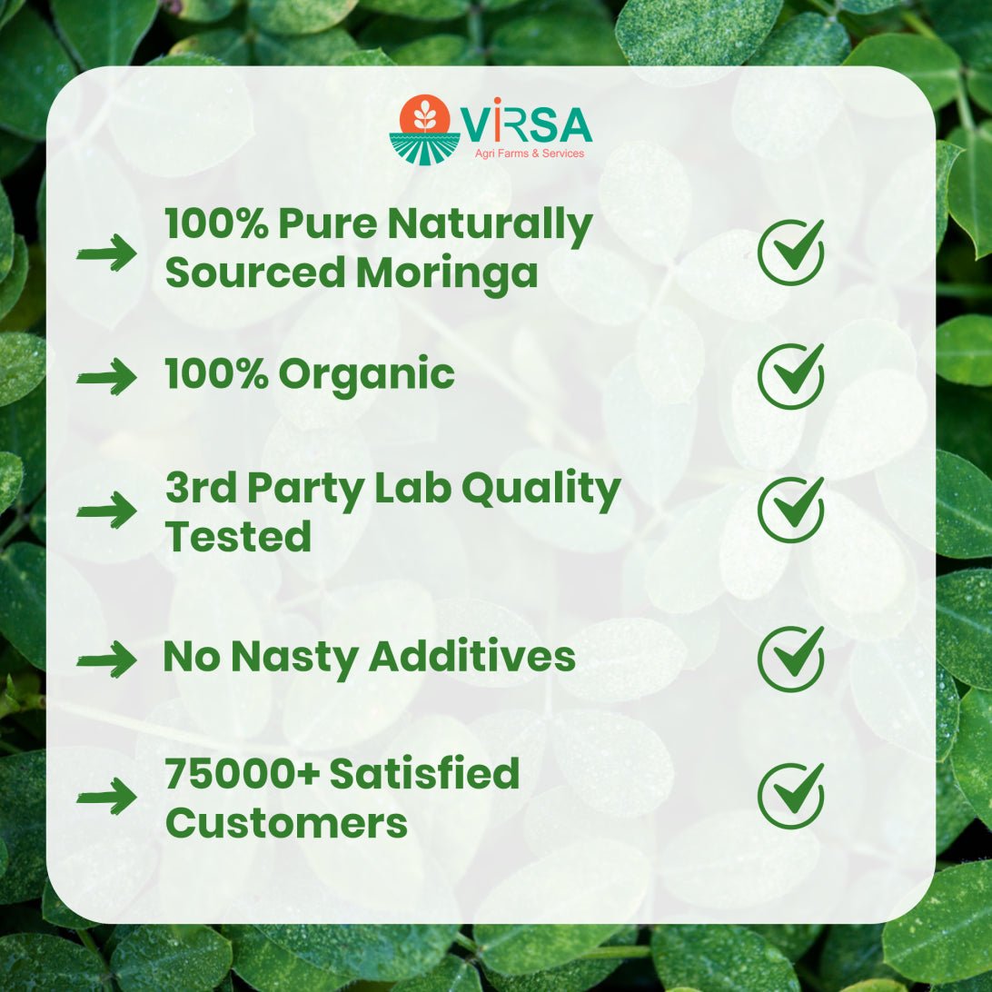 Moringa Capsules (90 capsules x 1g) - Virsa