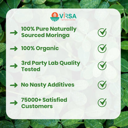 Moringa Capsules (90 capsules x 1g) - Virsa