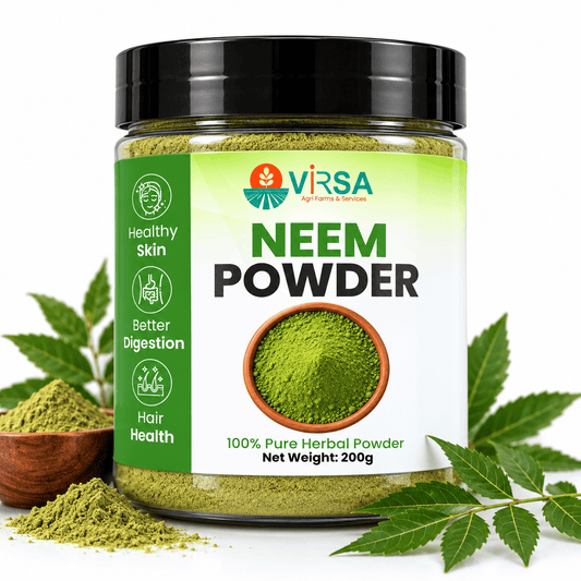 Neem Powder — 100% Herbal & Pure (200g) - Virsa