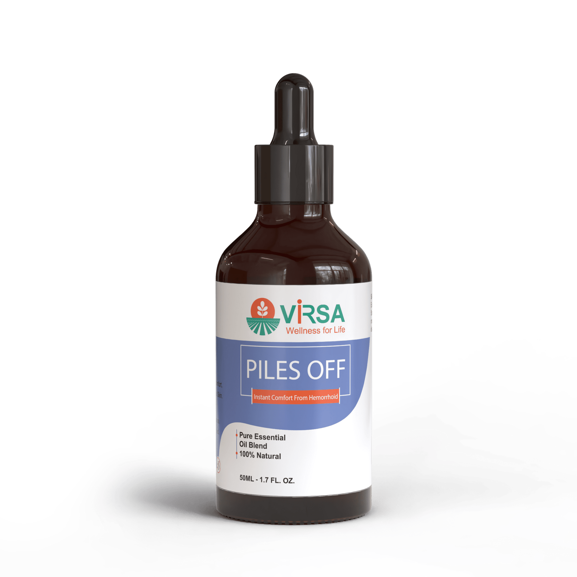 Piles Off Oil – Natural Hemorrhoid Relief Oil for Pain - Virsa