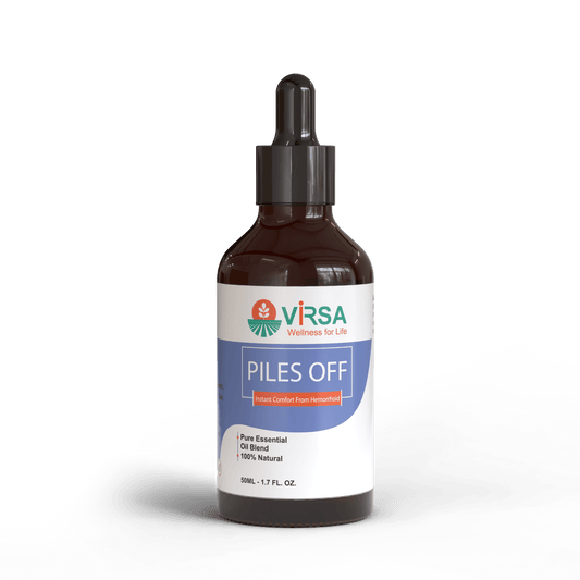 Piles Off Oil – Natural Hemorrhoid Relief Oil for Pain - Virsa