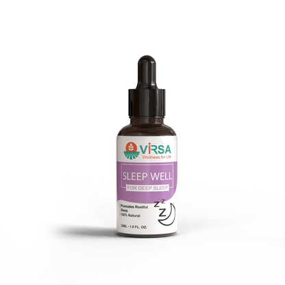 Sleep Well Oil for Deep Sleep & Anxiety Relief - Virsa
