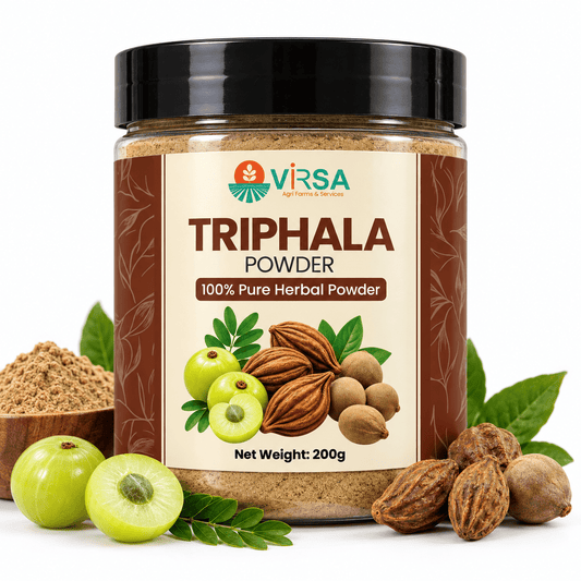 Triphala Powder — 100% Herbal & Pure (200g) - Virsa