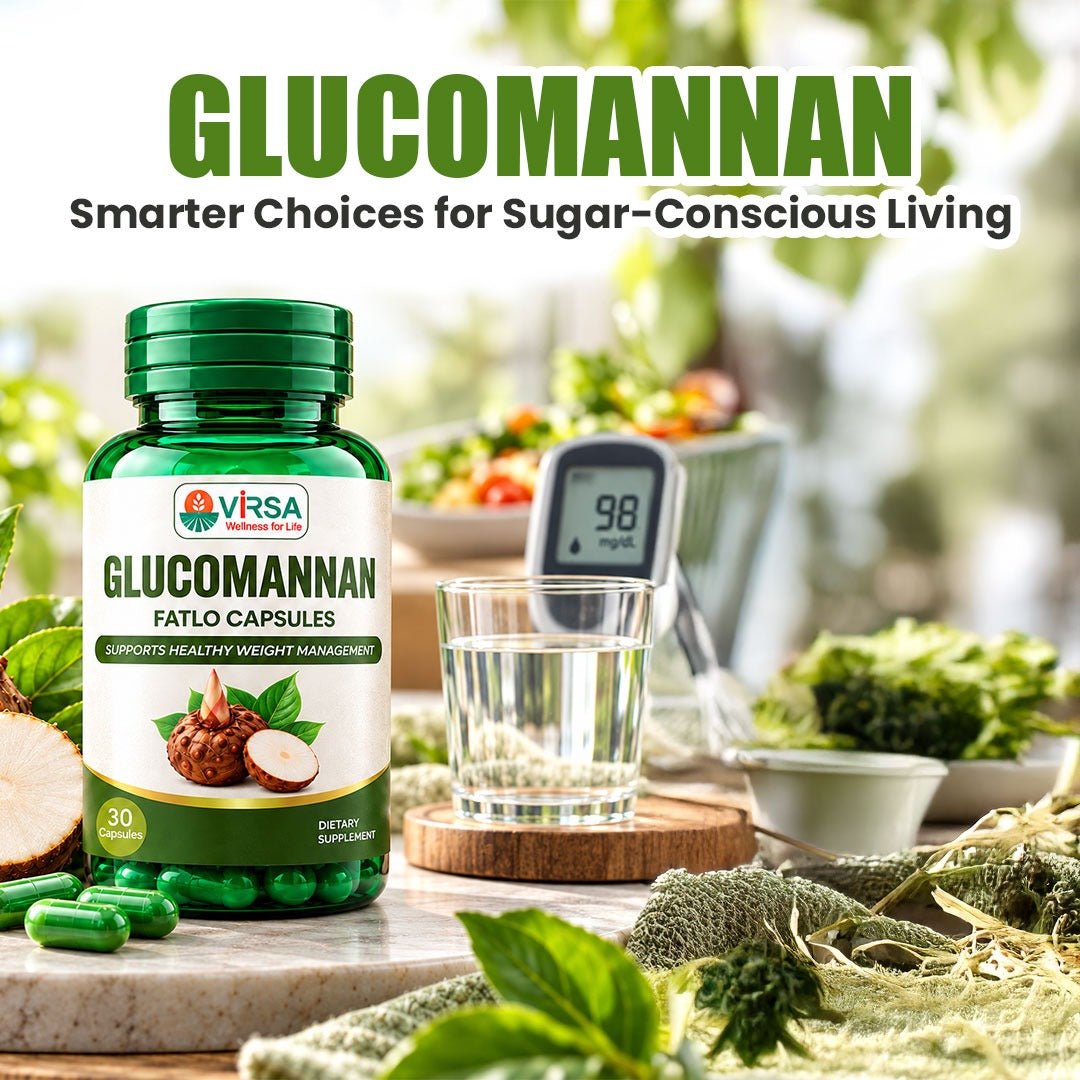 VIRSA Glucomannan Capsules (30 Capsules) - Virsa