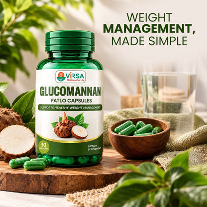VIRSA Glucomannan Capsules (30 Capsules) - Virsa