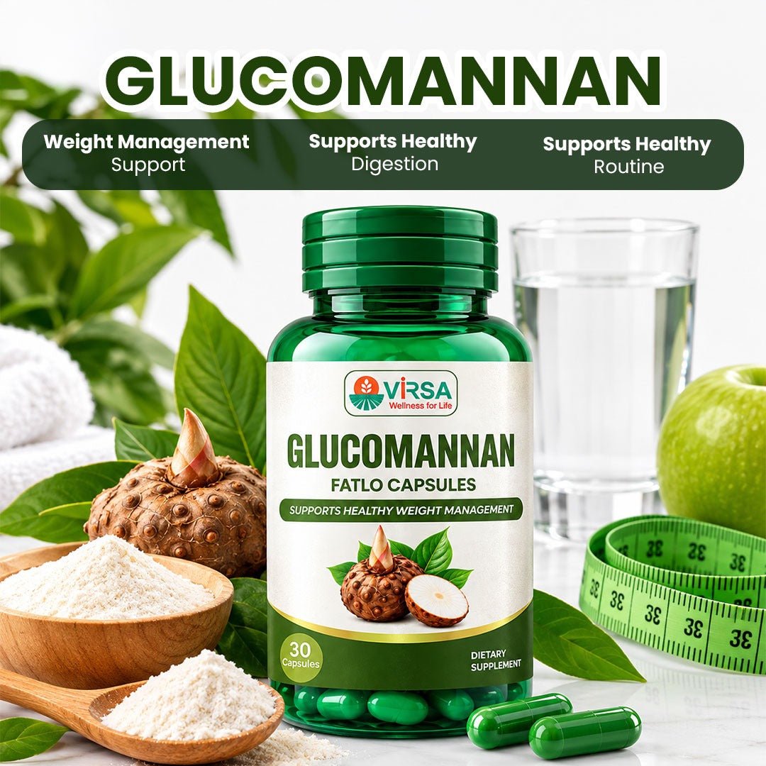 VIRSA Glucomannan Capsules (30 Capsules) - Virsa
