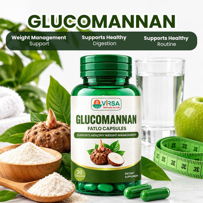 VIRSA Glucomannan Capsules (30 Capsules) - Virsa