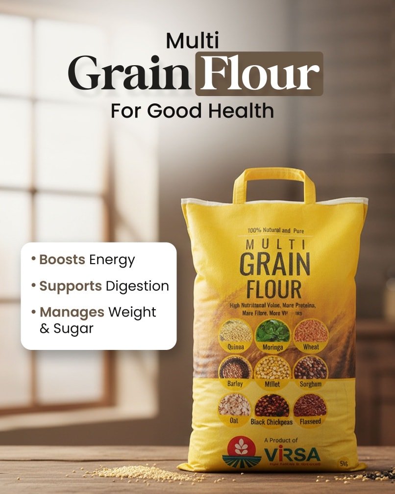 Virsa Multigrain Flour -5kg - Virsa