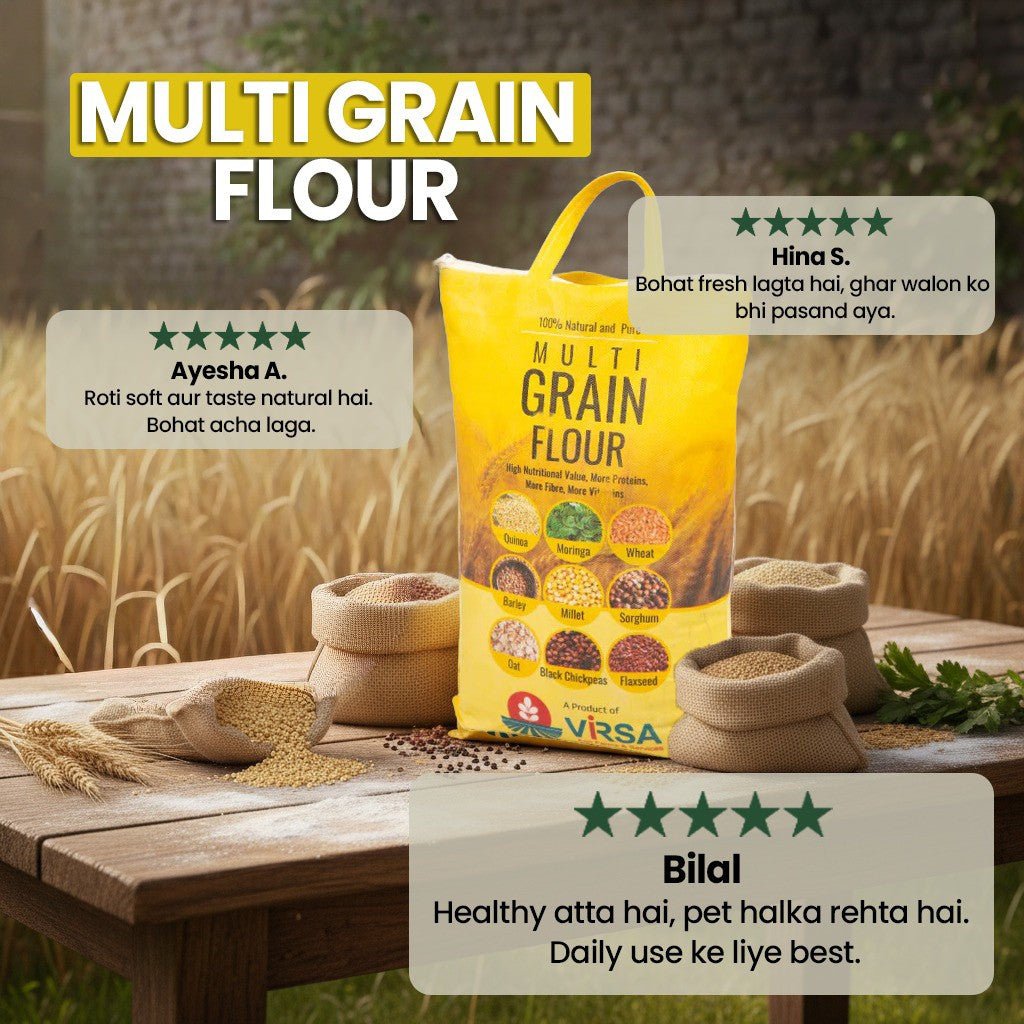 Virsa Multigrain Flour -5kg - Virsa