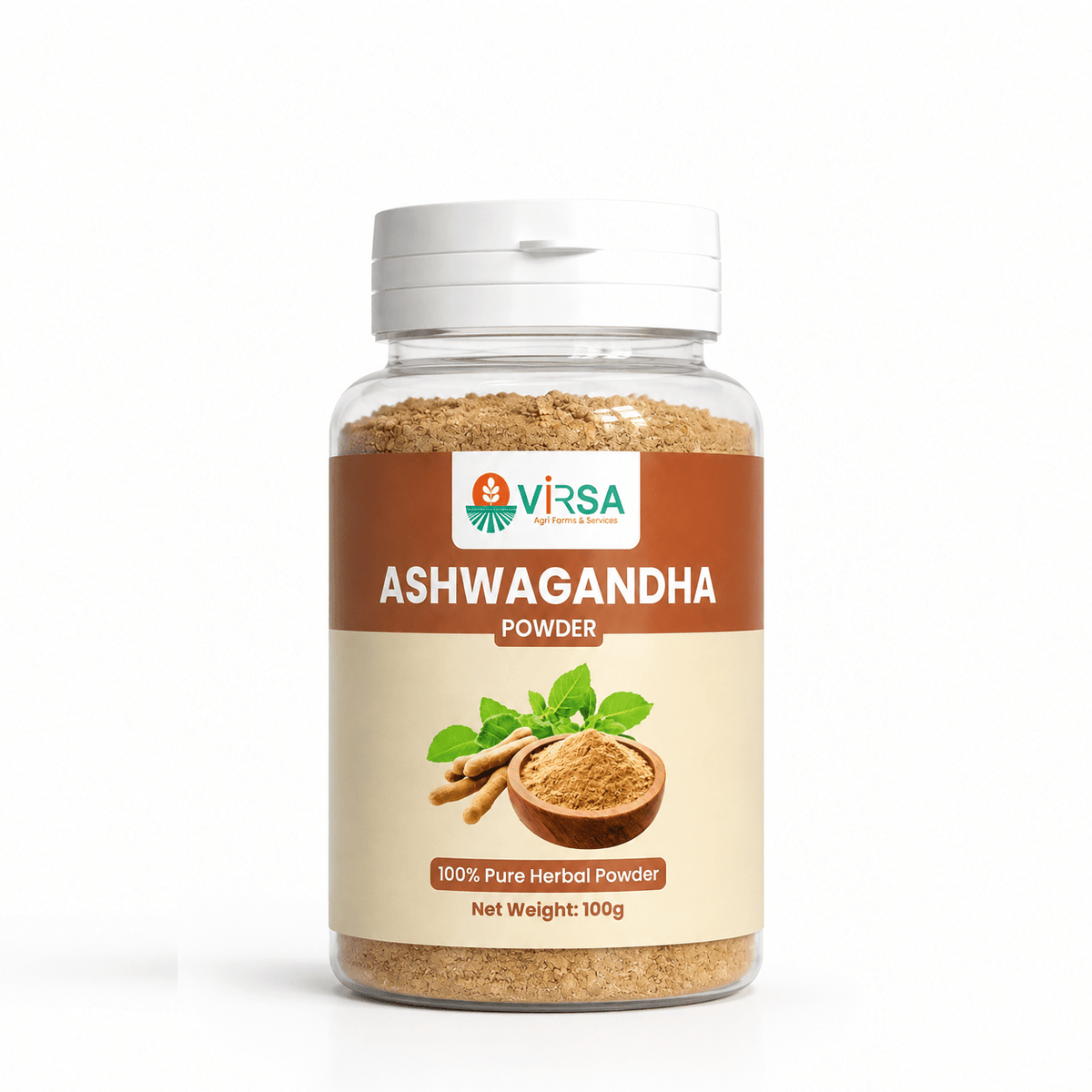 Virsa Pure Ashwagandha Powder — 100% Organic & Pure - Virsa
