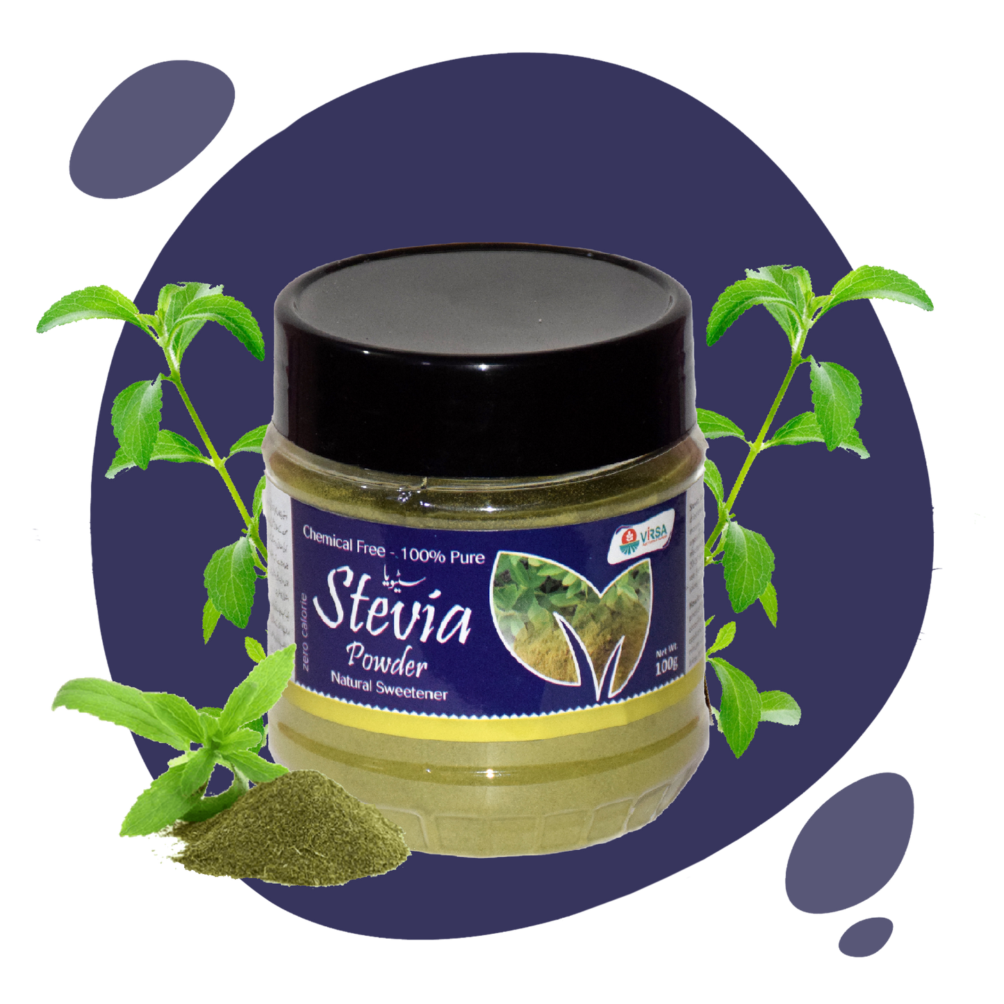 Virsa Organic Stevia -100g