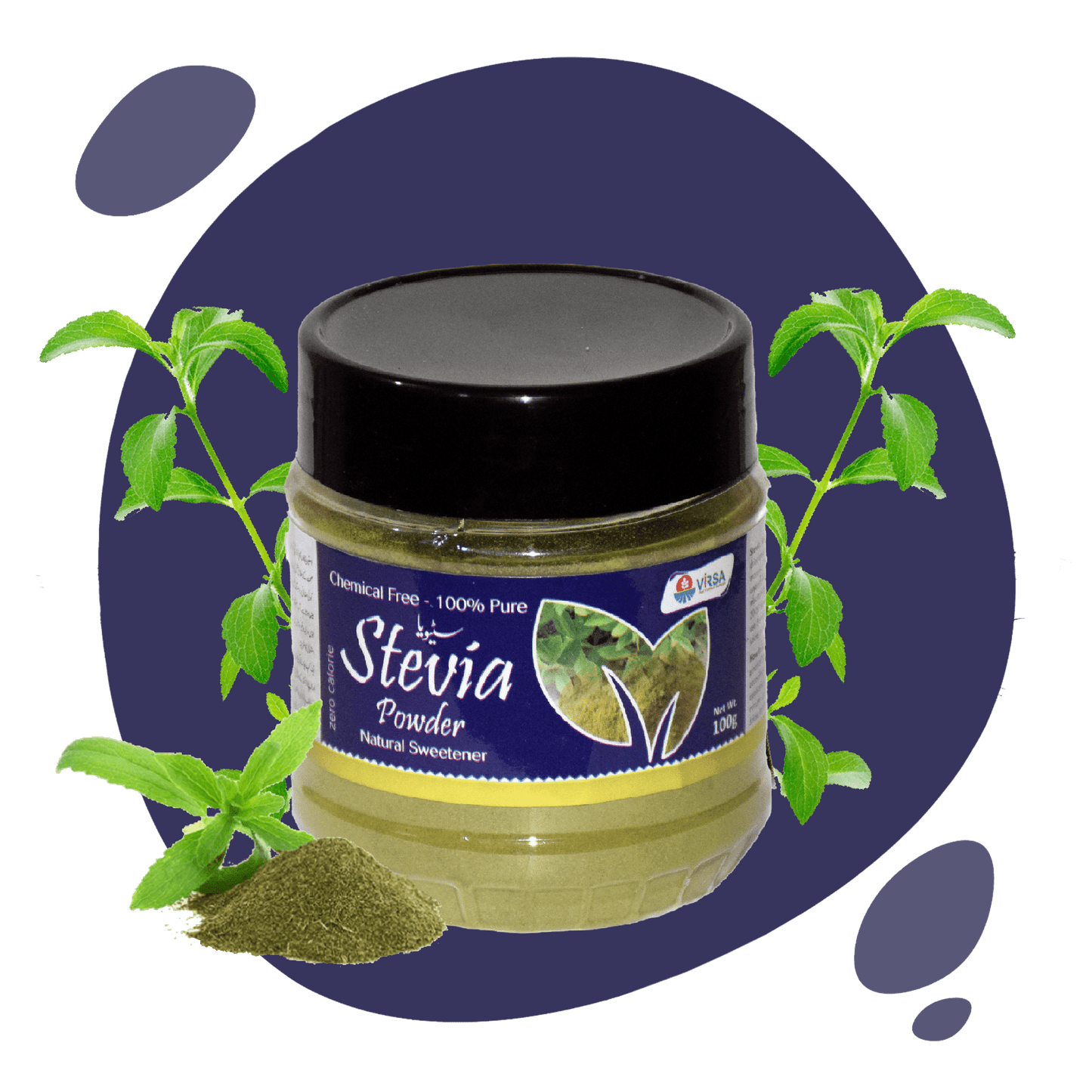 Virsa Organic Stevia -100g - Virsa